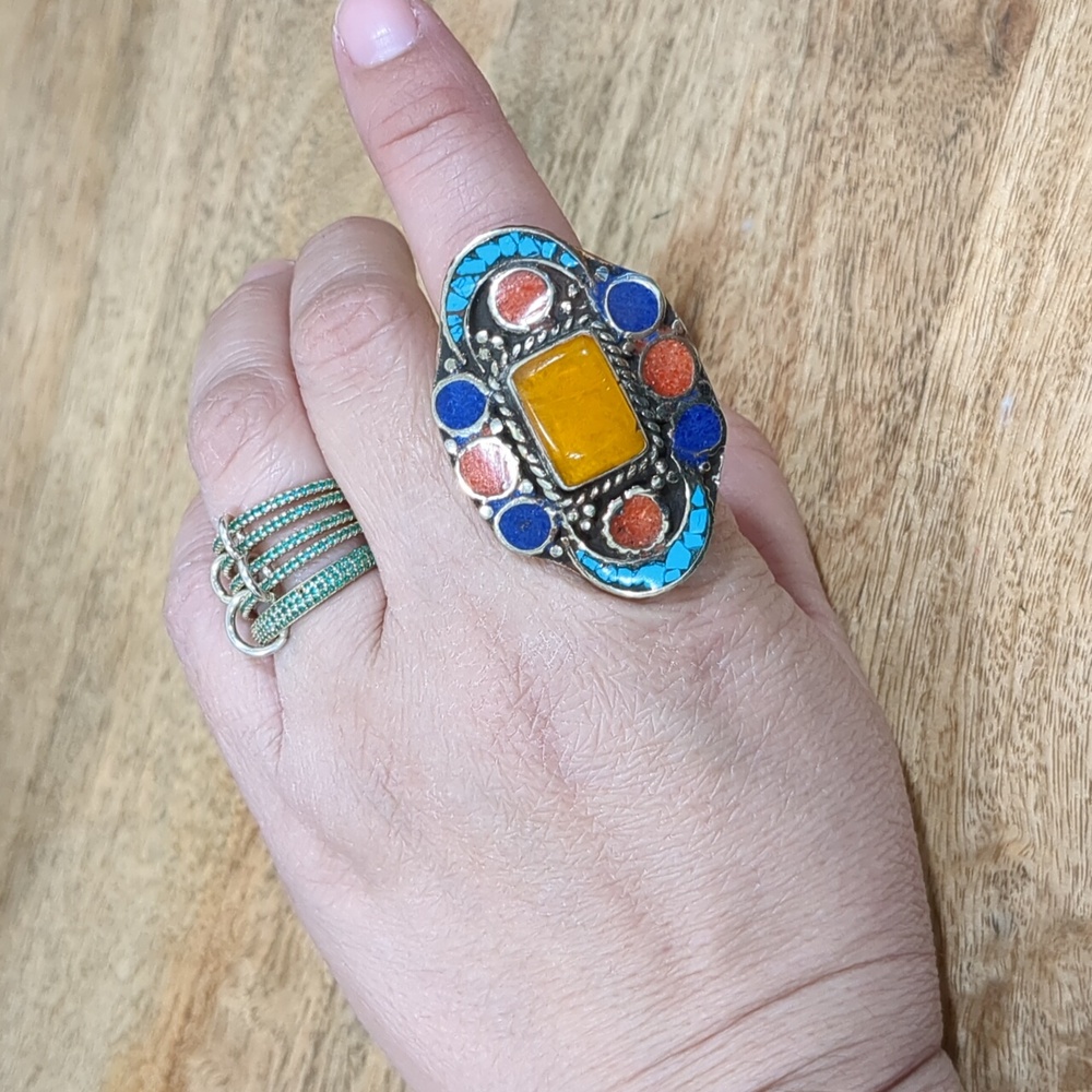 Tibetan Imported Statement Ring